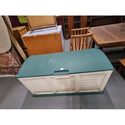 760 - A Kettler garden storage box