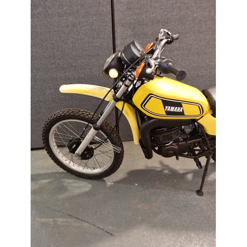 A 1978 Yamaha DT 400 MX - engine number IM2107513, chassis