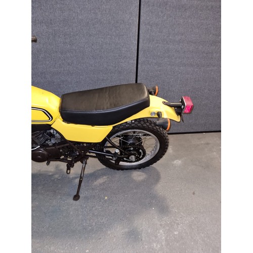 A 1978 Yamaha DT 400 MX - engine number IM2107513, chassis