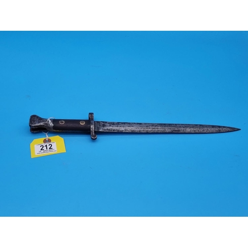 212 - An early bayonet believed to be Enfield