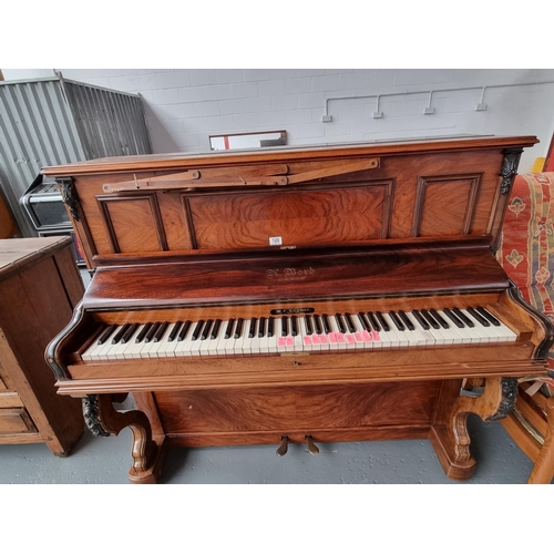 120 - A Bord's Paris manufactured for W. F. Ridgway mahogany upright piano