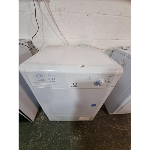 468 - An Indesit condenser dryer