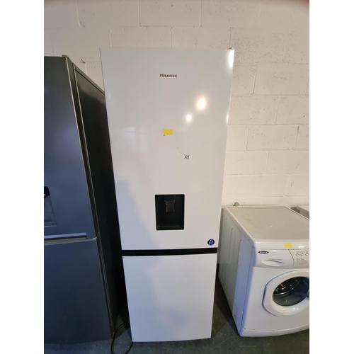 472 - HiSense fridge freezer with water dispenser