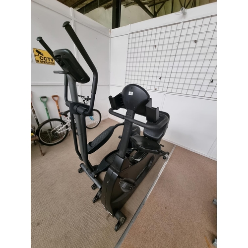 683 - A Sportsmart exercise bike and a Pro Form cross trainer