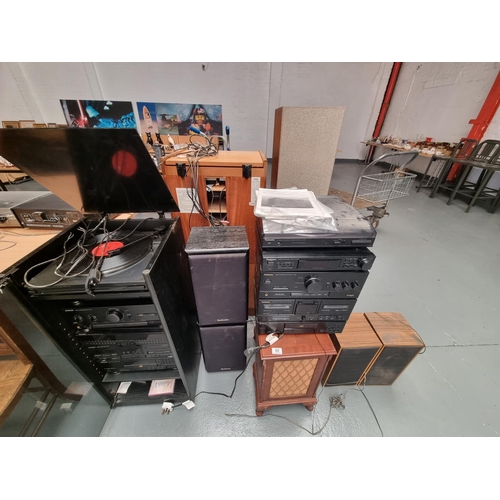 60 - Technics stereo separates and speakers SUX102, SLJ10R, 5L PU28 etc and Kenwood separates