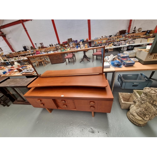 106 - A teak dressing table