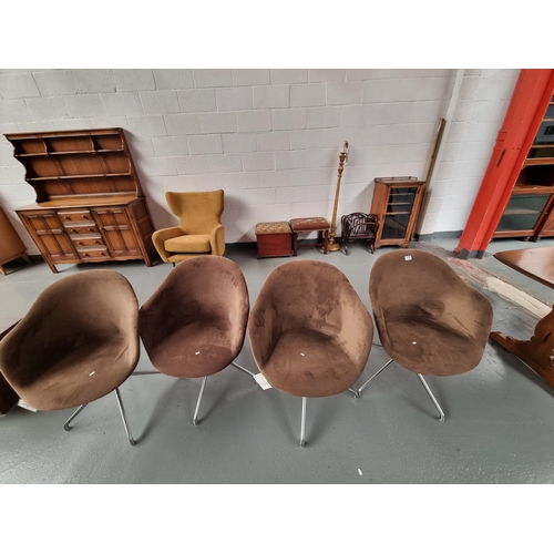 128 - 4 Bo Concept Vienna chairs