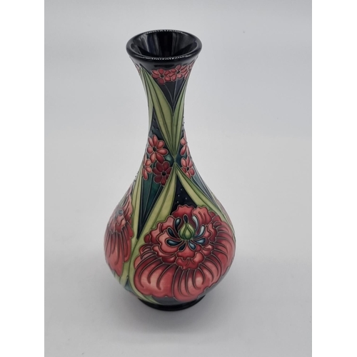 271 - A Moorcroft vase - 9 inches high - circa 2008 - signed R. J. Bishop