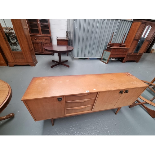 123 - A mid century teak sideboard