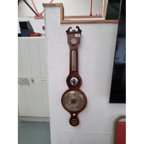 236 - An early Banjo barometer - as found