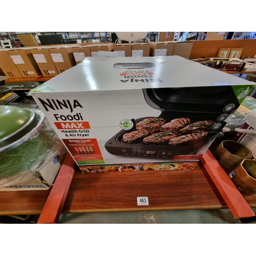 A Ninja Foodi Max Health grill and air fryer