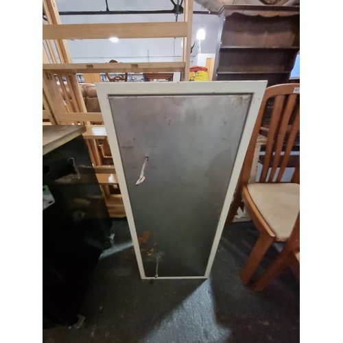 368 - A metal gun cabinet