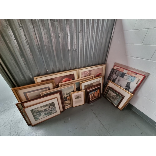 131 - A collection of framed pictures and prints