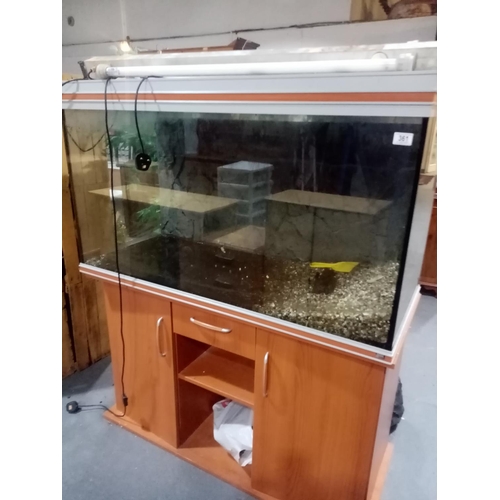 361 - Fish tank and stand