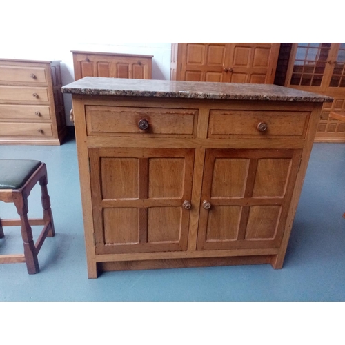 144 - A Beaverman marble top oak kitchen cabinet
By Colin 