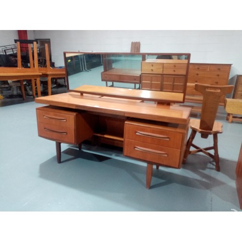 114 - A teak G Plan Fresco dressing table