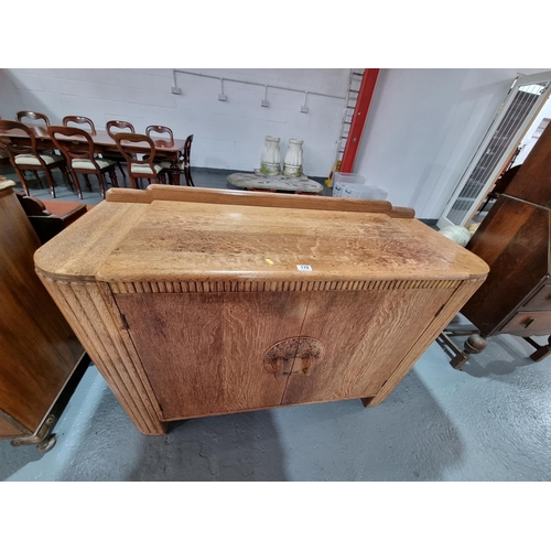 119 - An oak Art Deco sideboard