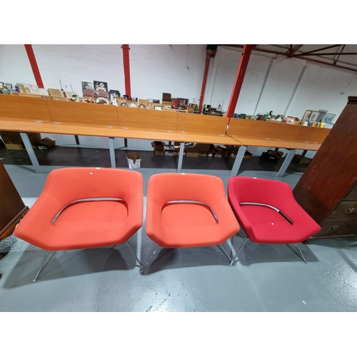 105 - Three Martela Kilta chairs