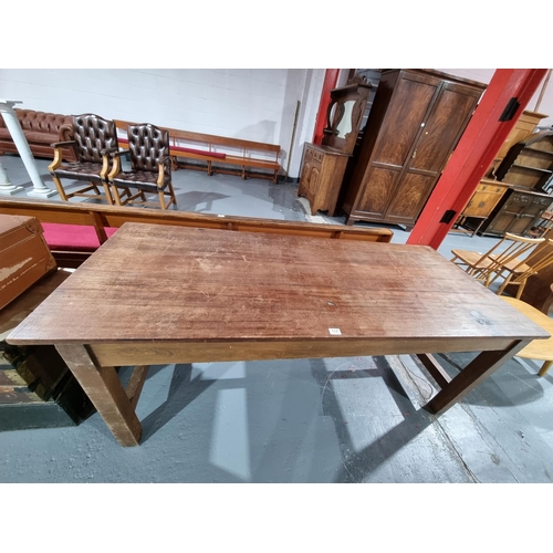 117 - A refectory style school table