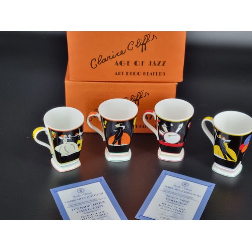 221 - Four Bradford Exchange limited edition - Clarice Cliff - 