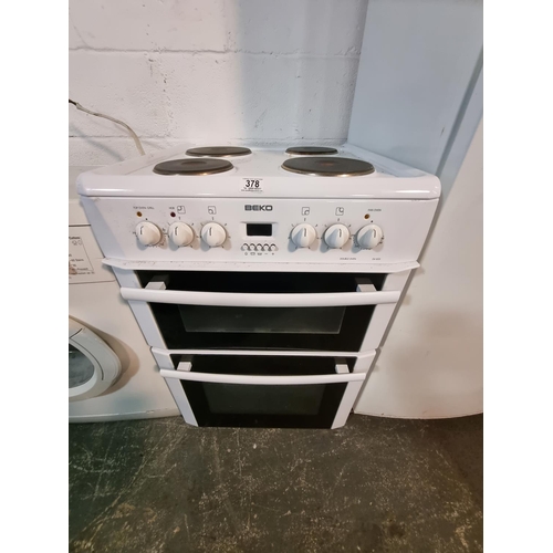 378 - A Beko electric cooker