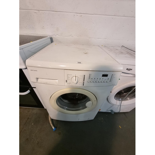 382 - A John Lewis washing machine