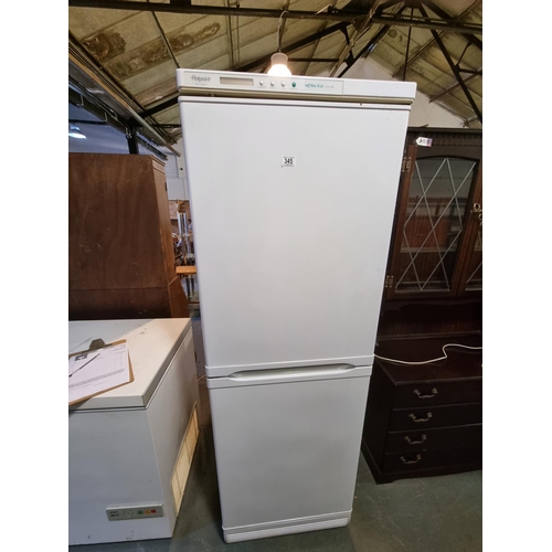 345 - A Hotpoint fridge freezer