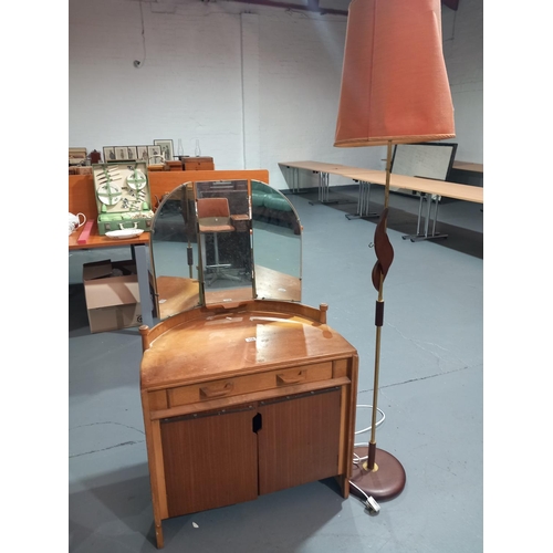 112 - A G Plan Brandon Range dressing table and standard lamp