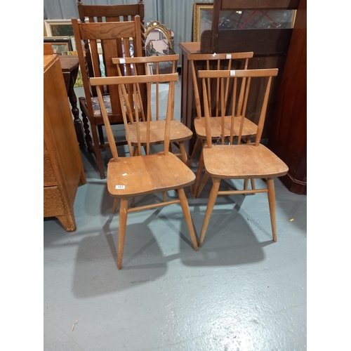 123 - Four Ercol chairs