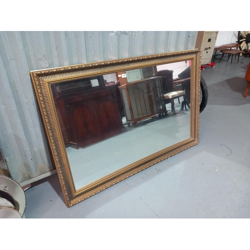 148 - A large gilt framed mirror