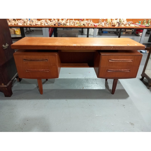 111 - A teak G Plan Fresco range dressing table (mirror missing)