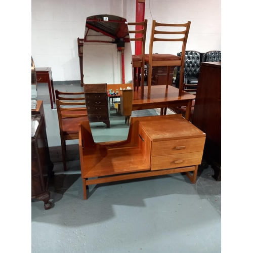 120 - A teak dressing table