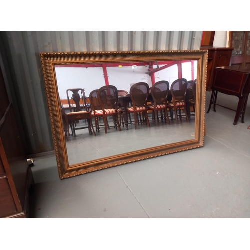 151 - A large gilt framed mirror