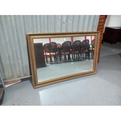 151 - A large gilt framed mirror