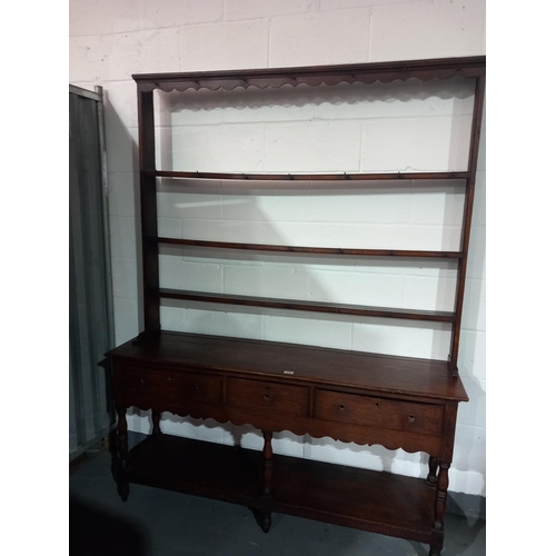 153 - An oak dresser