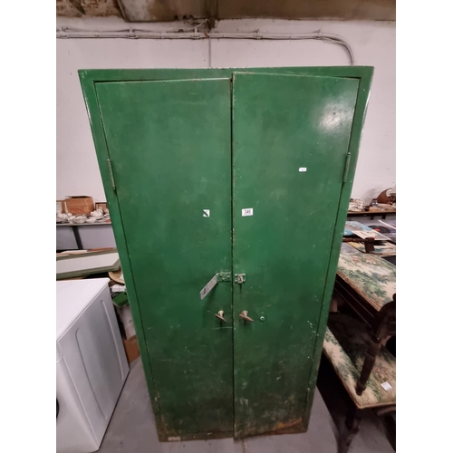 346 - A large metal cabinet