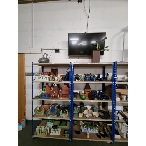 476 - Eight shelves of china and pottery