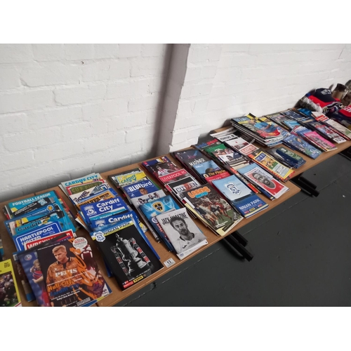 13 - A collection of Cardiff City Programmes and Scarves