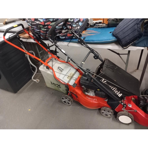 376 - A Mountfield petrol lawnmower and a Mercury petrol lawnmower