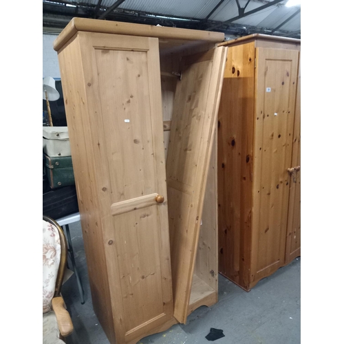 385 - A pine wardrobe