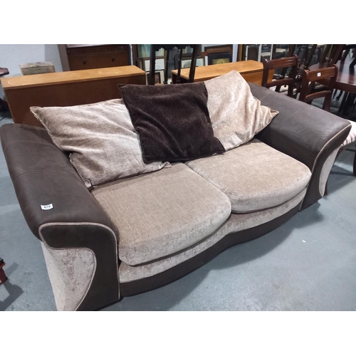 479 - A fabric 2 seater sofa