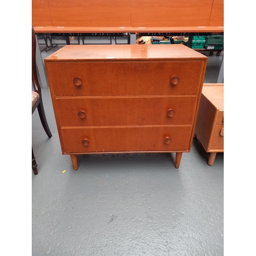 108 - A Teak meredew chest of drawers