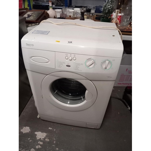 534 - A Servis washing machine