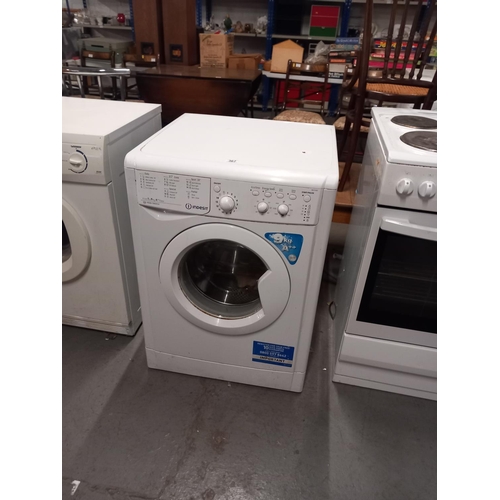 367 - An Indesit washing machine