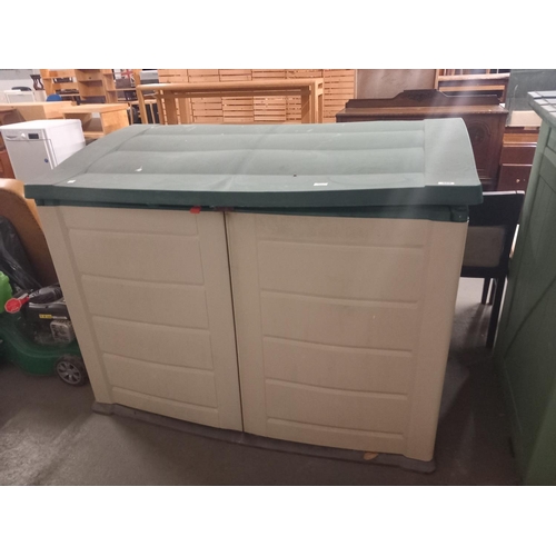 469 - A large garden storage box