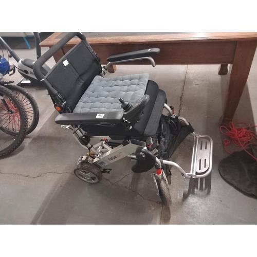 472 - A Foldalite Pro electric wheelchair (working)