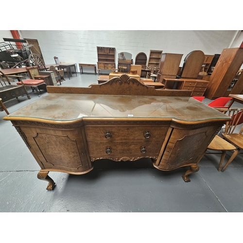 100 - A mahogany sideboard