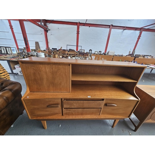 108 - A Mid-Century teak highboard