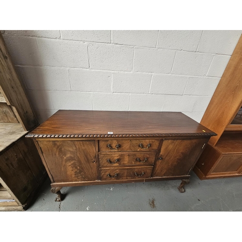 161 - A mahogany sideboard