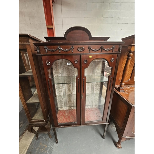 165 - An Edwardian china cabinet